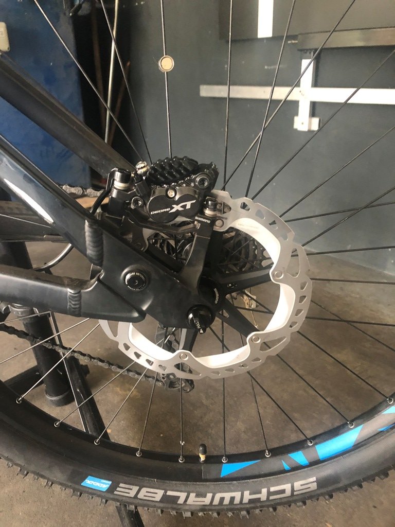 Fahrrad Bremsscheibe Shimano SM-RT86L 203mm 6-Loch Ice-Tech für Deore XT -  E-Bikes kaufen