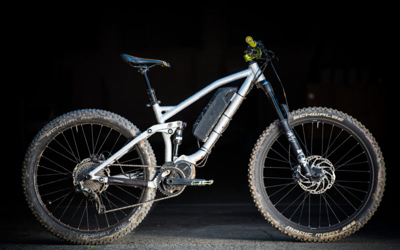 Test: Shimano Steps E8000 Antrieb im Stevens E-Sledge+ Prototyp