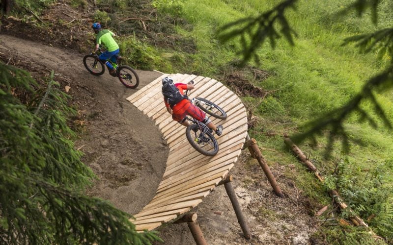 Bikepark Geißkopf: Weltweit erster eBike Uphill Flow Trail fertig gestellt