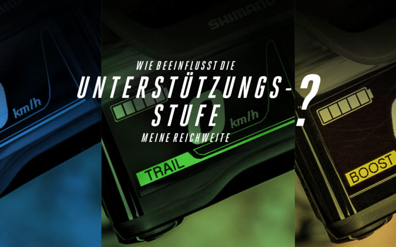 Reichweite mit dem E-MTB: Wie beeinflusst der Modus meine Reichweite?