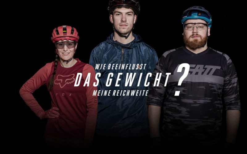 Reichweite mit dem E-MTB: Wie beeinflusst das Gewicht meine Reichweite?