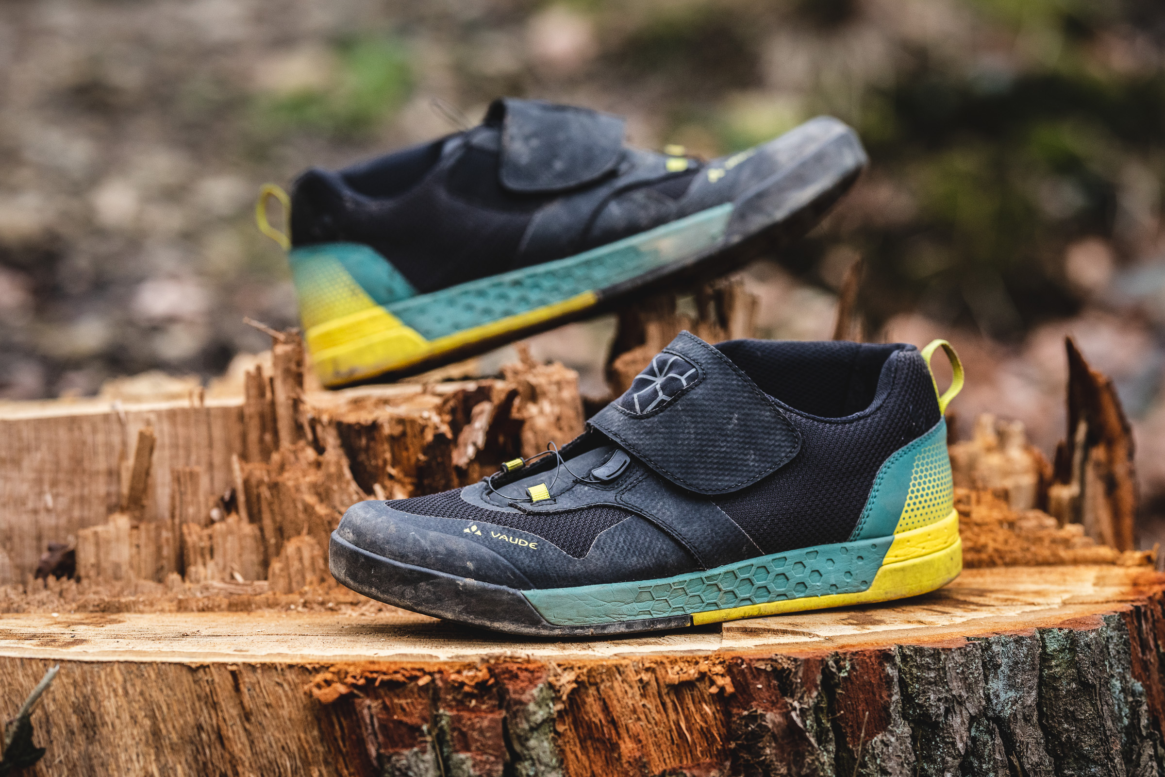 Vaude AM Moab Tech Schuhe im Test: Farbenfroher Grip-Experte für Flatpedale