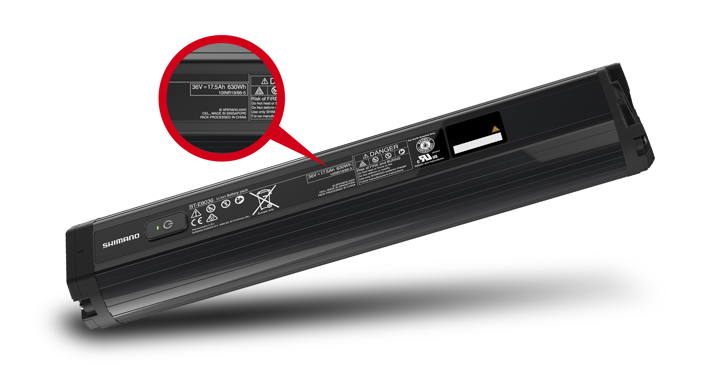 Venta > shimano e8036 630wh > en stock
