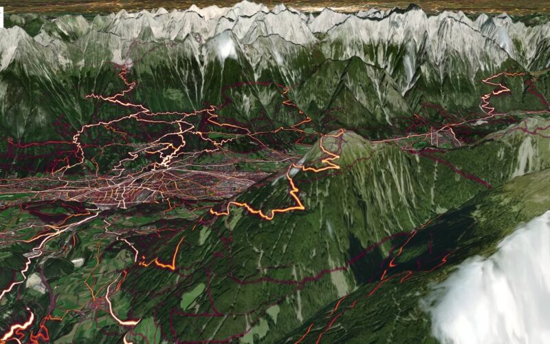 Strava Heatmaps jetzt in 3D: Bessere Orientierung auf der Karte mit 3D-Pfaden