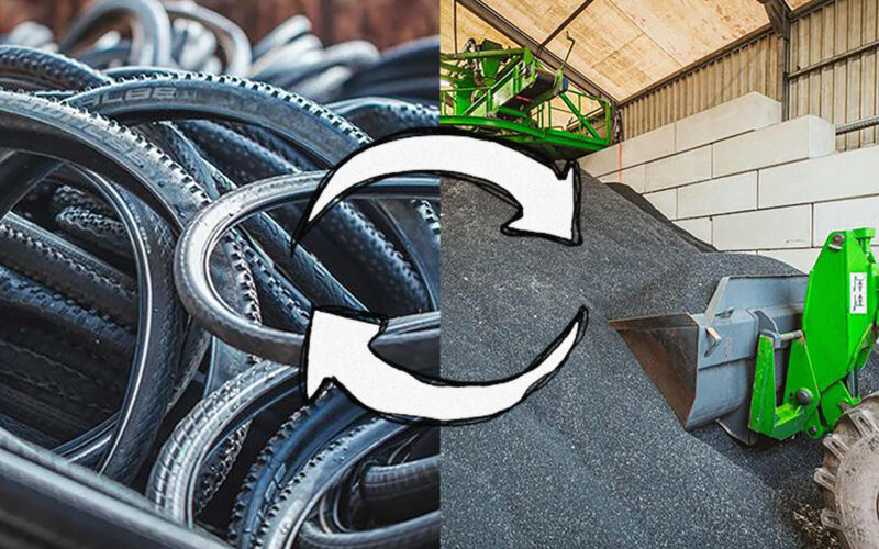 Schwalbe Reifen-Recycling angelaufen: Der Kreis schließt sich