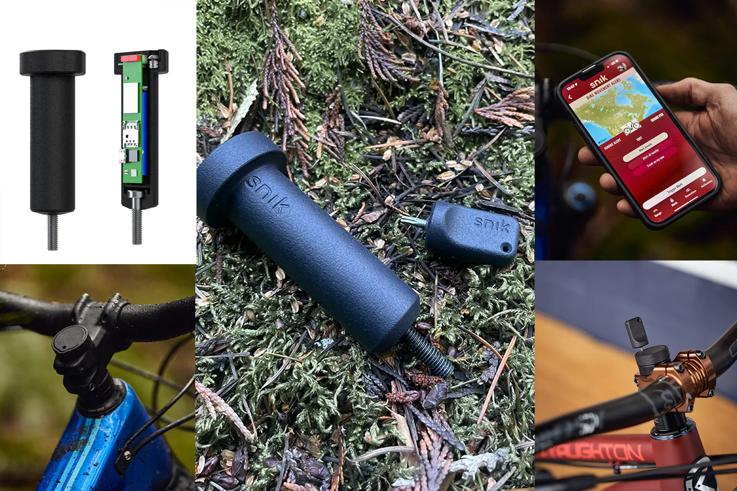 Snik GPS-Tracker im Gabelschaft: Gestohlene Bikes tracken