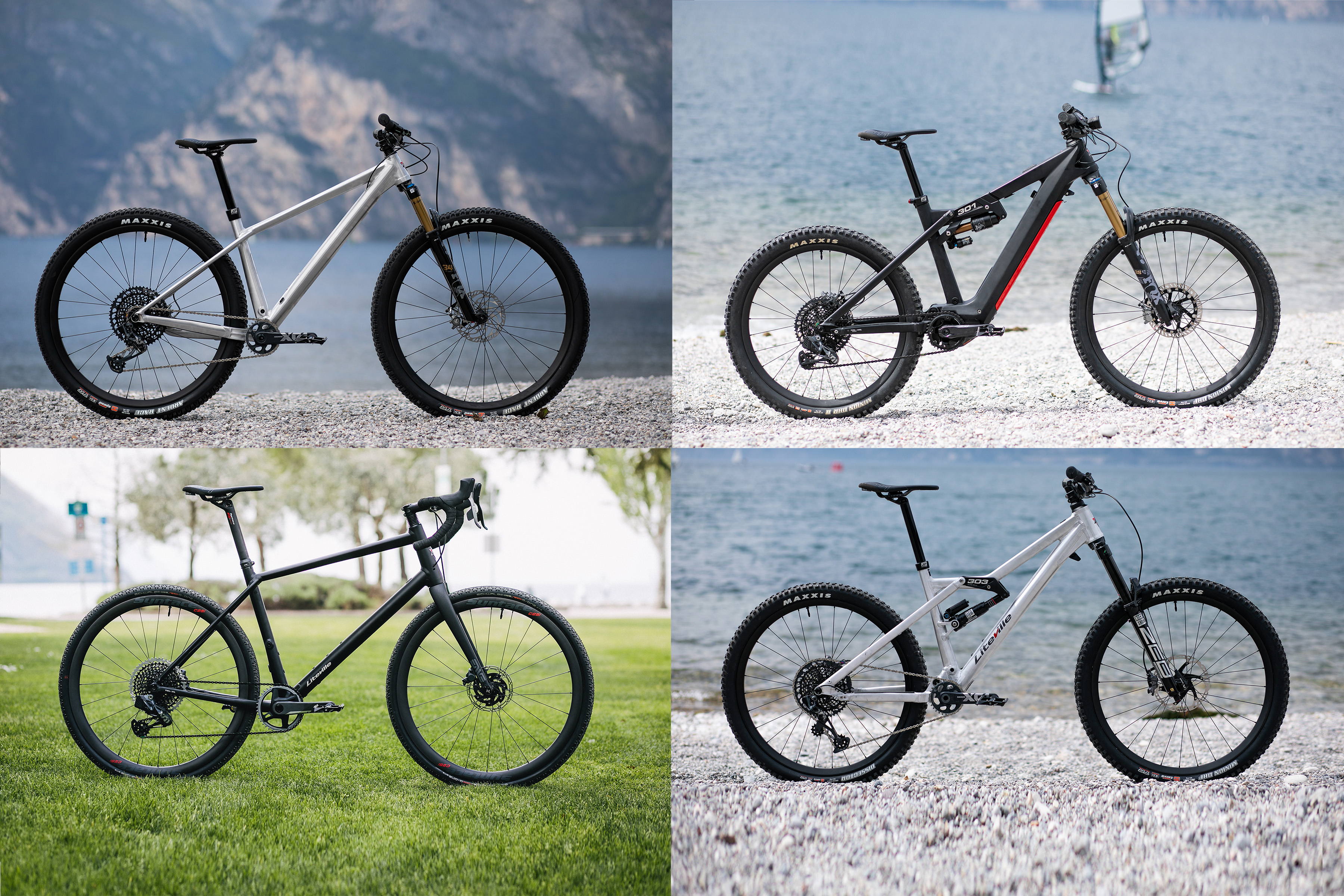 Liteville Neuheiten 2023 – 4 neue Bikes:  E-MTB,Enduro, Hardtail, Gravel, teils mit K.I.S.