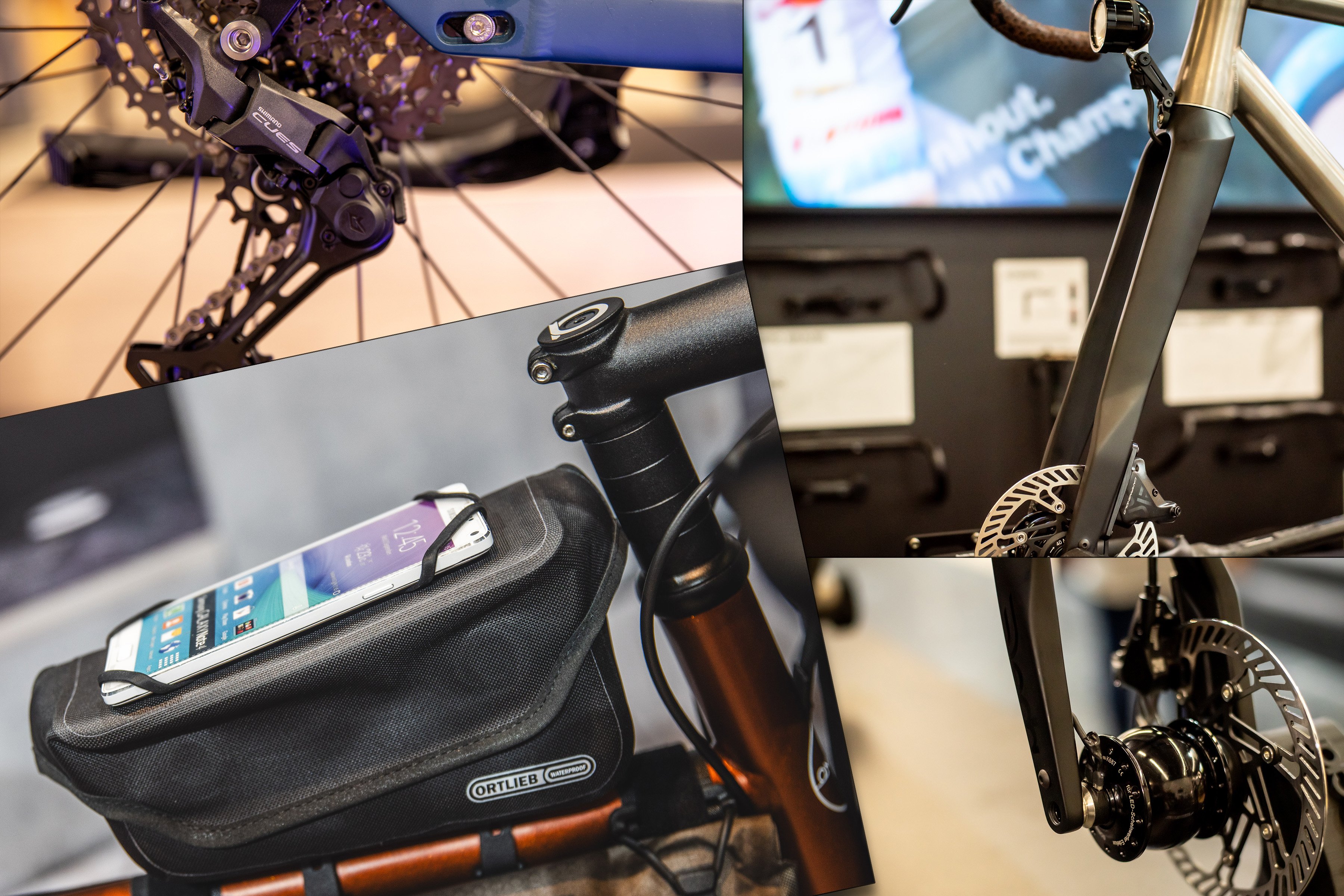 Eurobike 2023: Shimano Schaltgruppe, Deda Carbon-Gabel & Ortlieb Taschen