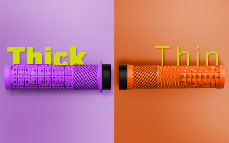 Neue OneUp Thick and Thin E-MTB-Griffe: Durch Dick und Dünn