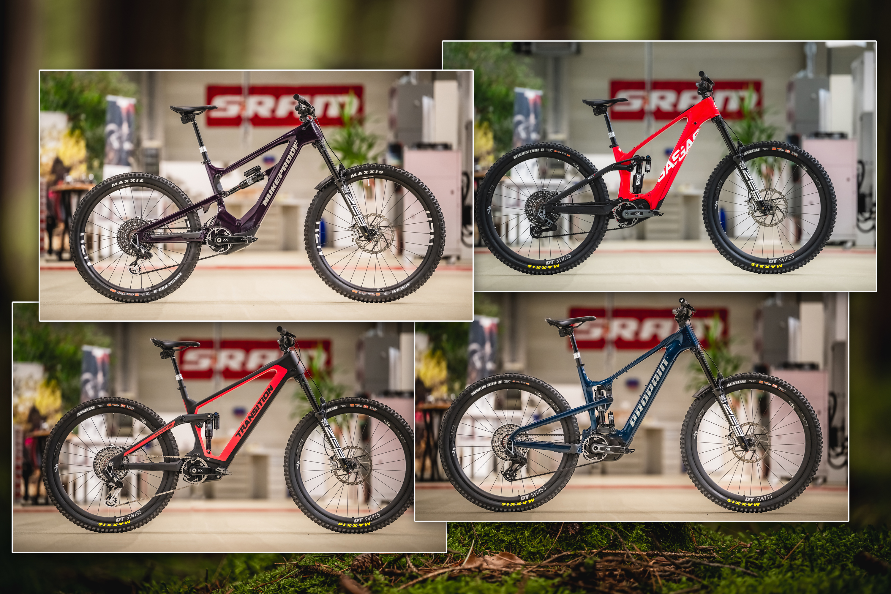 4 Prototypen mit SRAM Eagle Powertrain: Neue E-Bikes von Gasgas, Nukeproof, Propain und Transition
