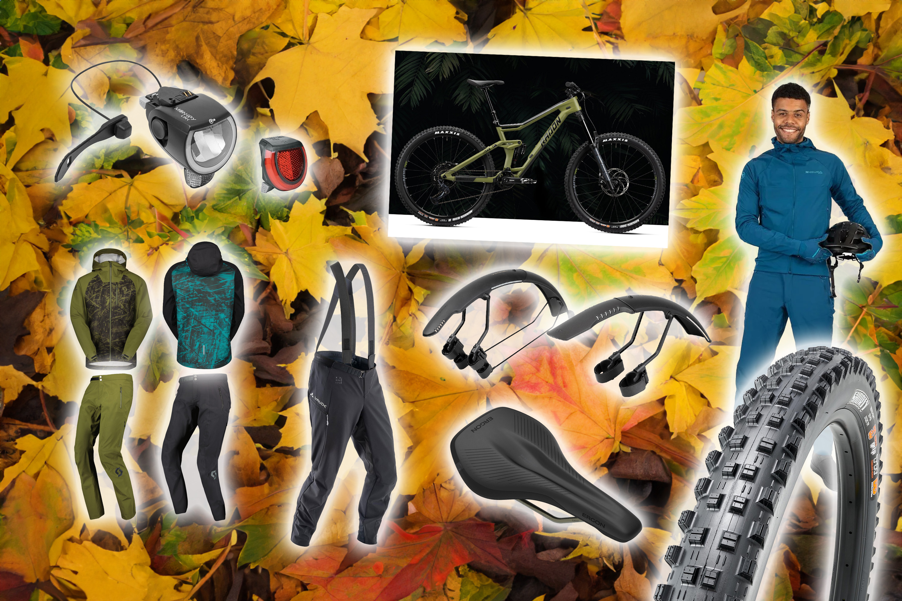Perfekt Biken im Herbst: 8 empfehlenswerte Produkte für E-MTB und MTB