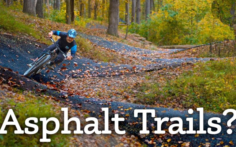 Asphaltierte Mountainbike-Trails: Der Erosion den Kampf ansagen
