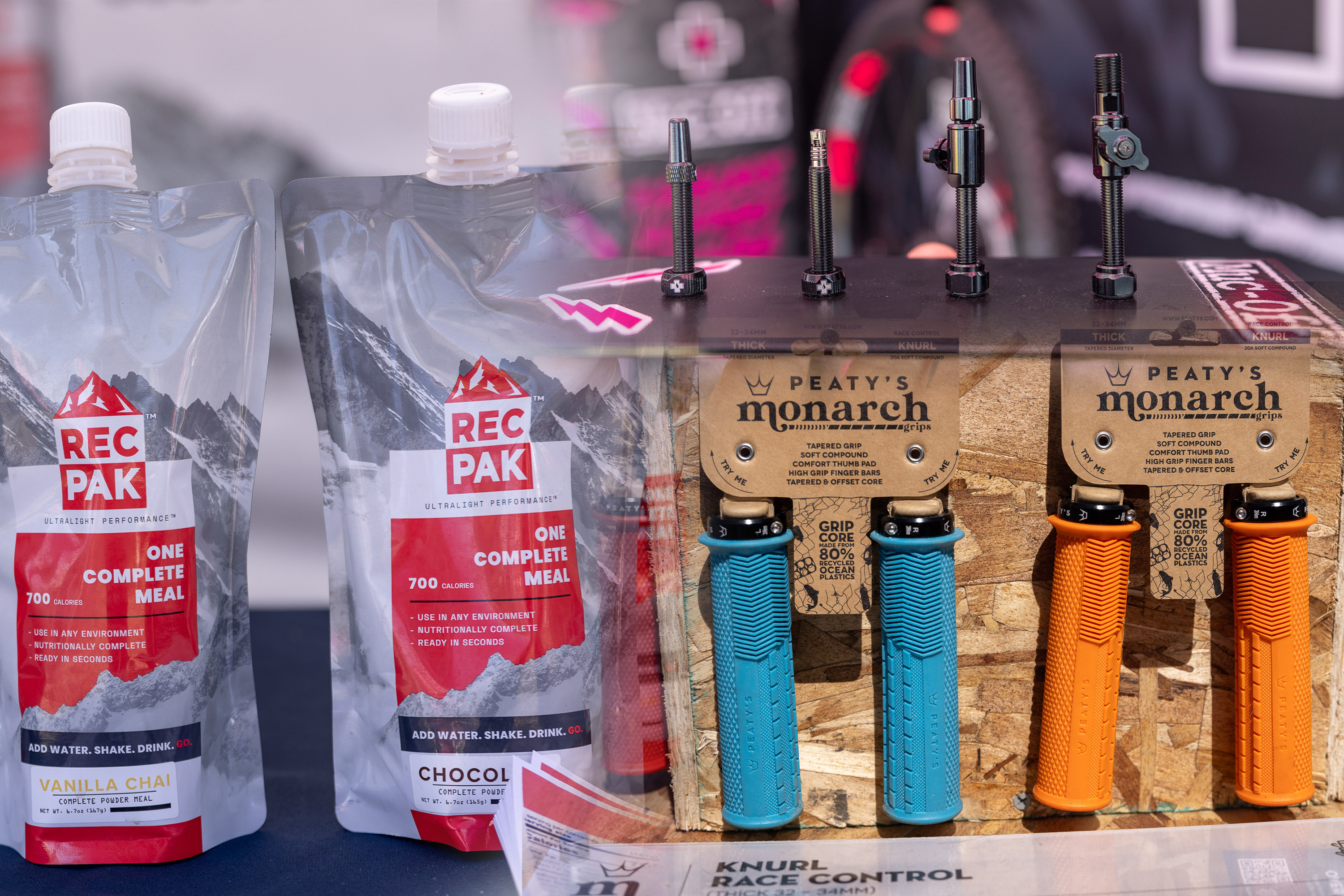 Sea Otter Classic 2024:  Muc-Off Bigball-Ventile, Peaty’s Griffe & RecPak