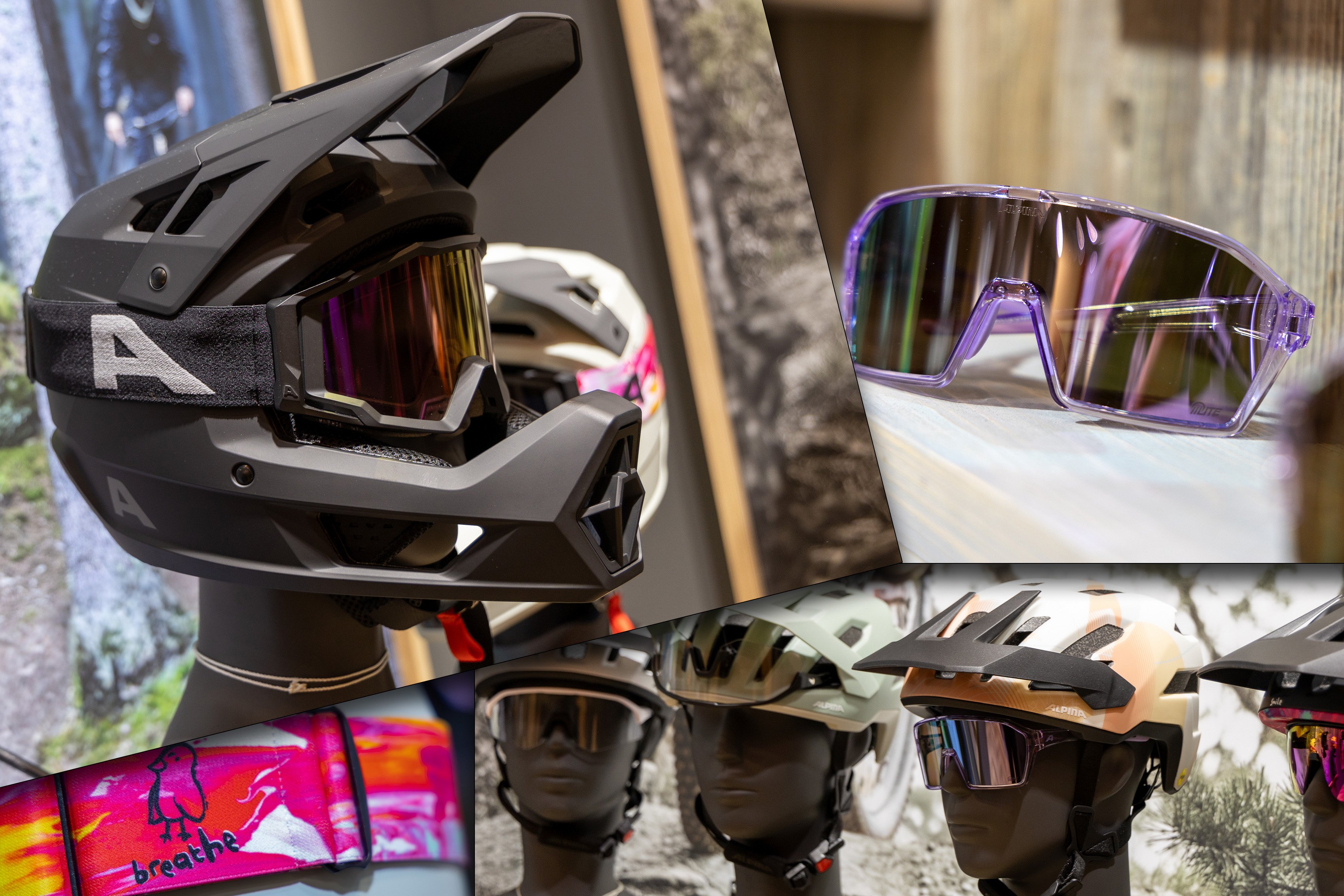 Eurobike 2024 – Alpina: Neue MTB-Helme & Brillen Updates