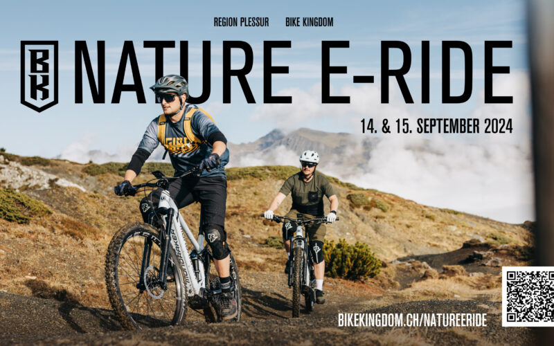Nature E-Ride Festival: E-Bike Festival am 14. & 15. September im Bike Kingdom und der Region Plessur