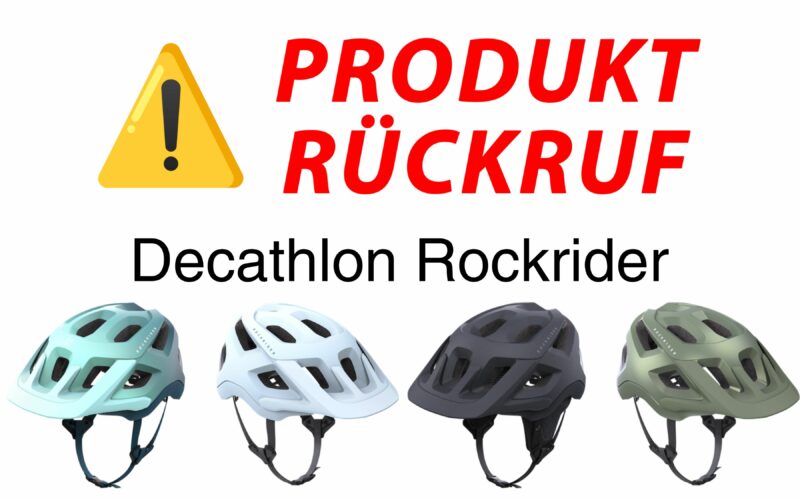 Rückruf bei Decathlon / Rockrider: diese Helme sollst du nicht weiter benutzen