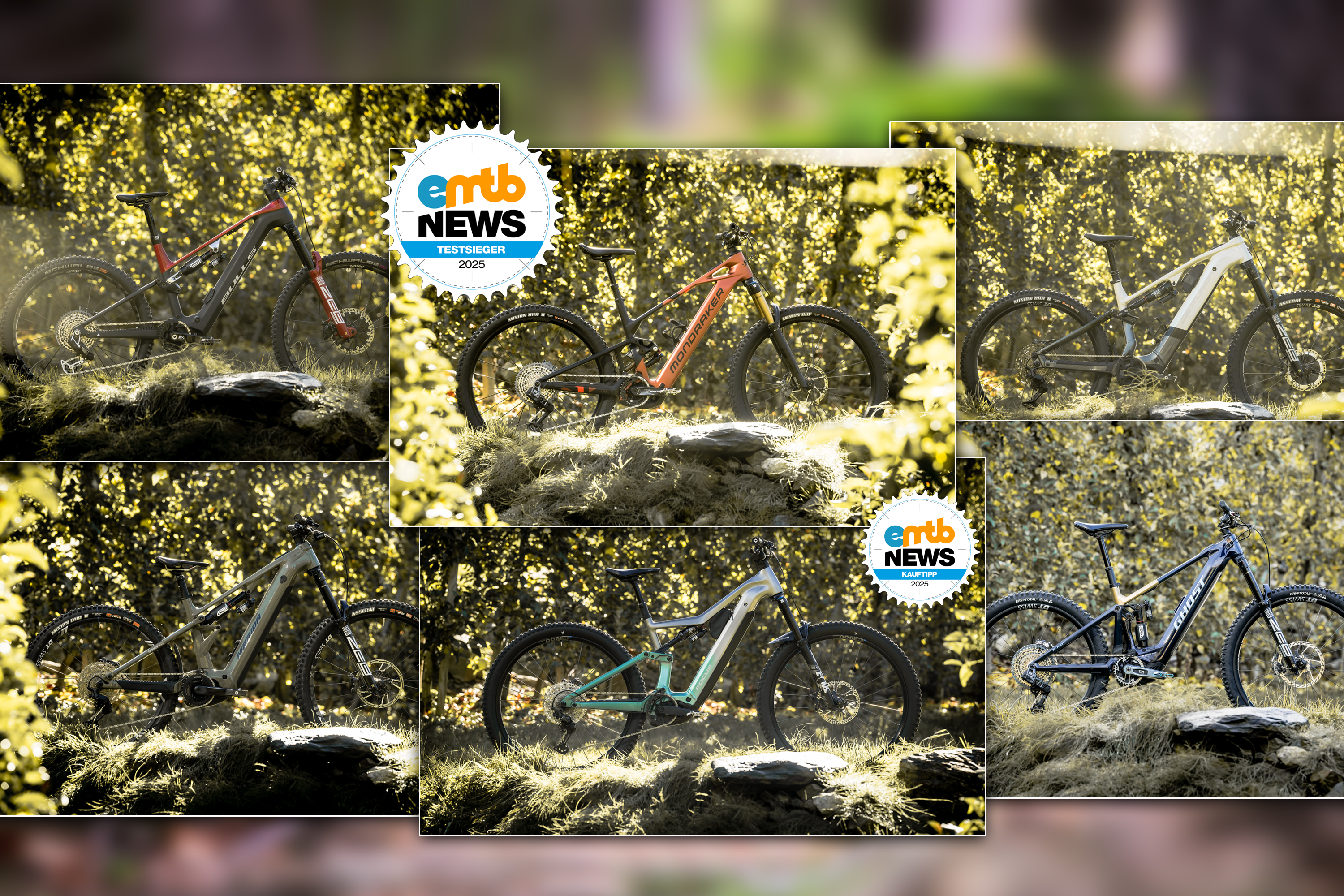 2025er E-Bikes mit Bosch CX Gen5 im Test: 6 neue E-Fullys im Vergleich 👀