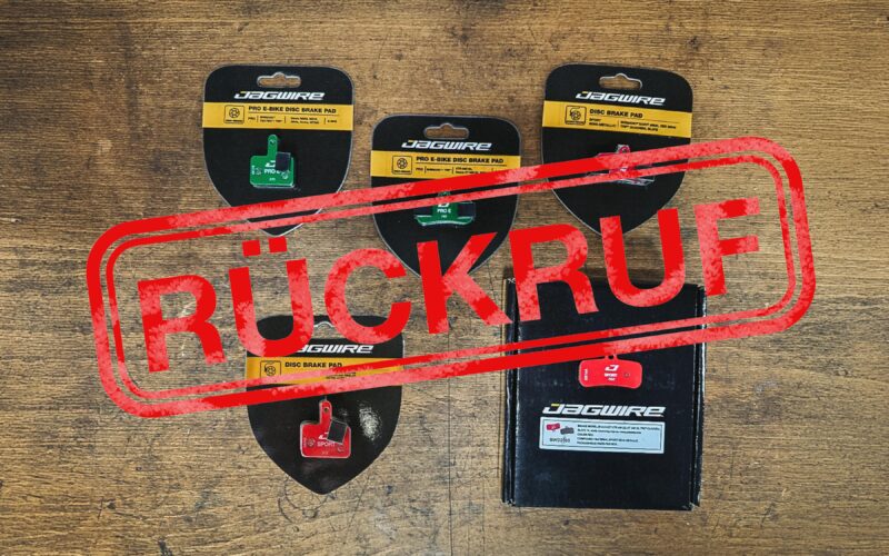 Rückruf Jagwire Bremsbeläge: Welche Modelle betroffen sind