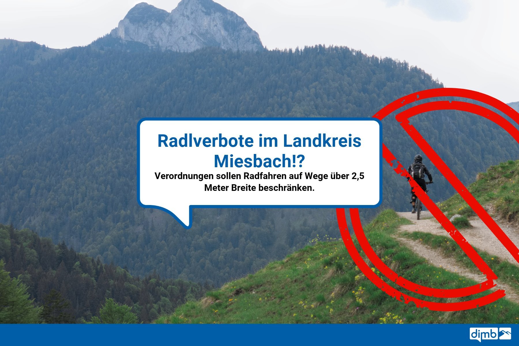 Wege-Sperre im Landkreis Miesbach: Kommt das schmale-Pfade‑Verbot?