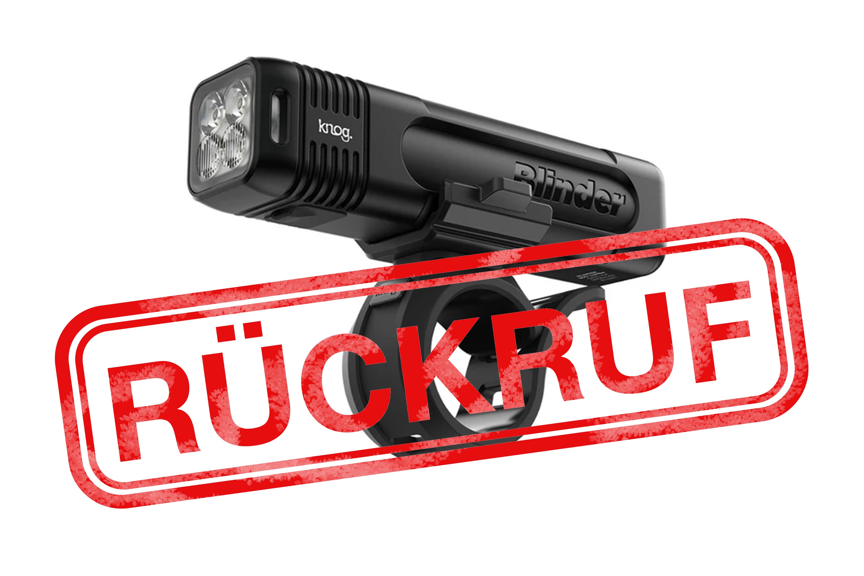 Knog Rückruf: Blinder 80/120 StVZO und 900/1300 Lampen betroffen