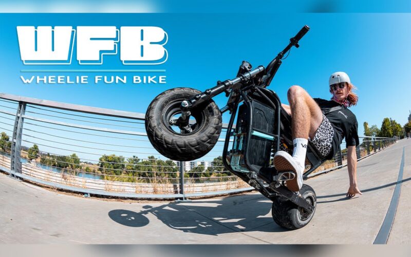 Wheelie Fun Bike: In den Wheelie per Knopfdruck
