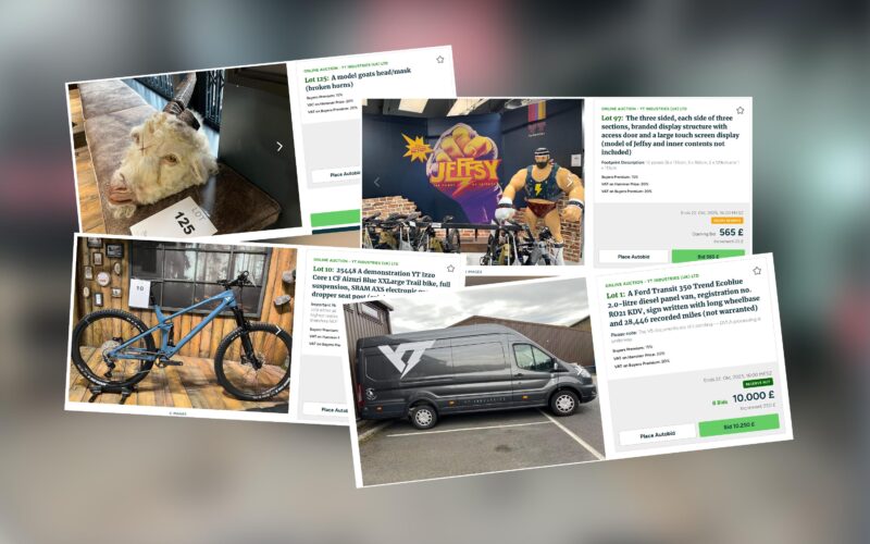 YT Mill UK Auktion: Bikes und kurioses unter dem Hammer