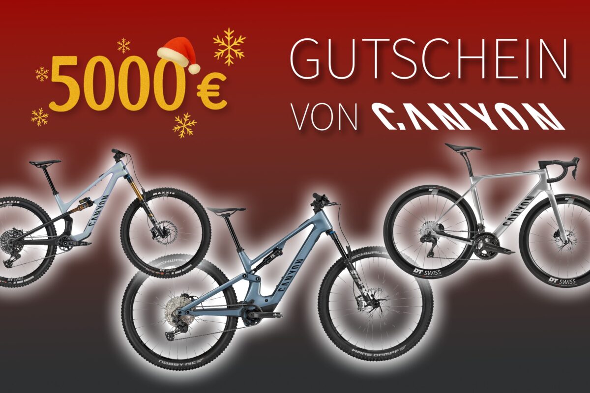 Adventsverlosung für WBR Hauptgewinn: 5.000 €-Gutschein von Canyon
