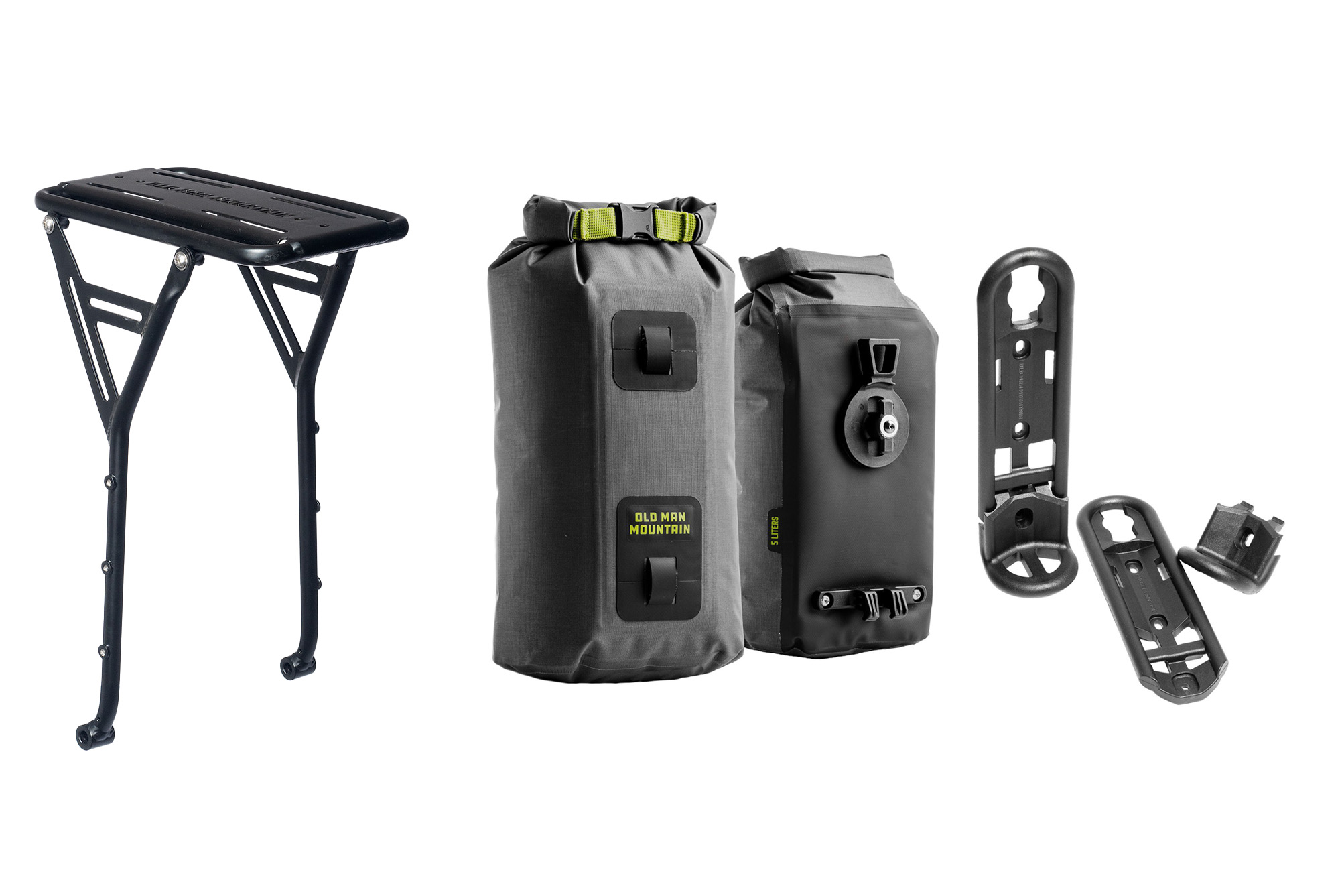 Adventsverlosung für WBR Woche 1: Old Man Mountain Elkhorn Gepäckträger + 5L Hemlock Taschen