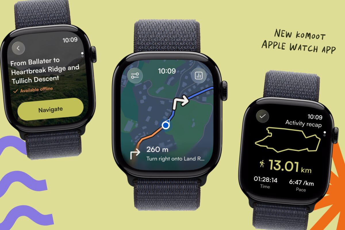 Neue Komoot Apple-Watch-App: Outdoor Offline-Navigation ohne Phone
