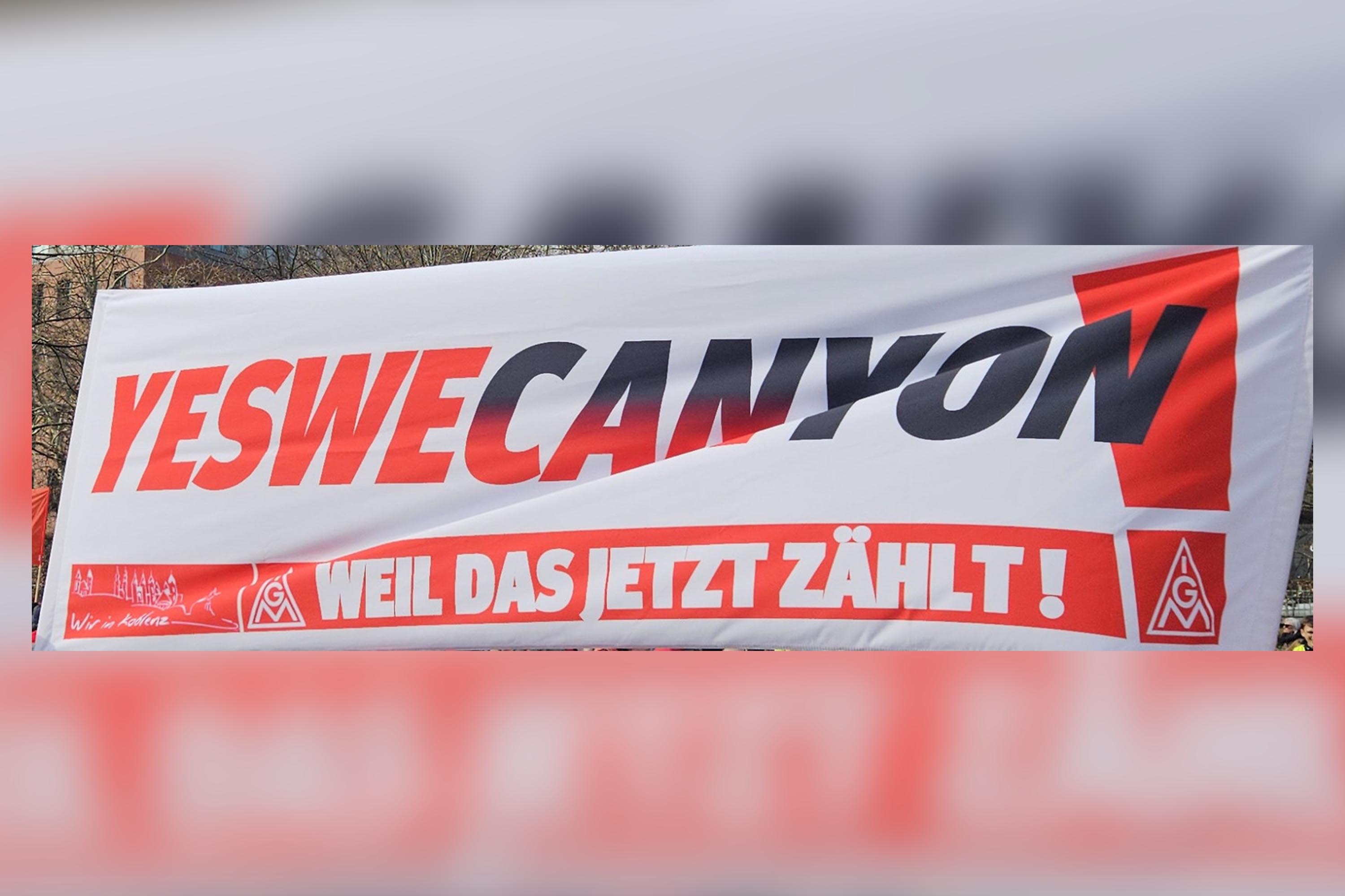 Canyon plant Stellenabbau: Stellungnahme der IG Metall Koblenz